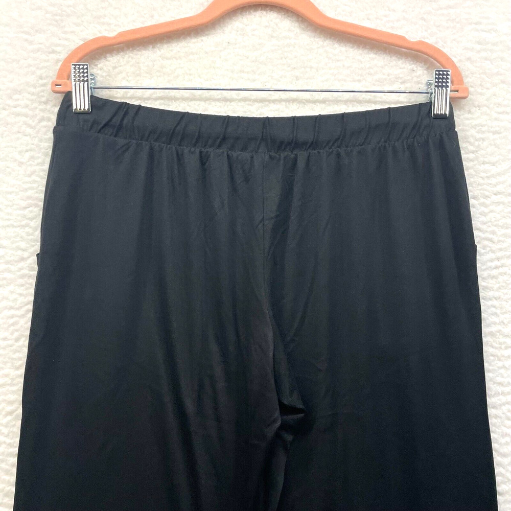 Lucky Brand Pants Womens Small Black Sweatpants Mid Rise Drawstring Pockets - Picture 5 of 10